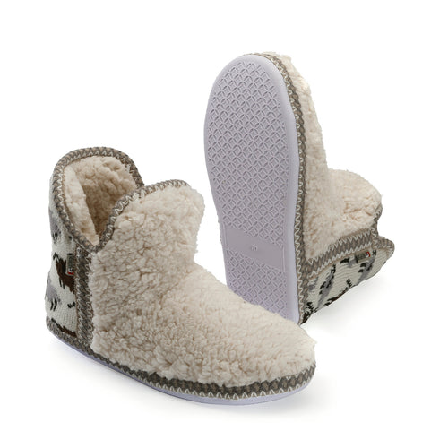 Bota Lana y Chiporro Oveja Ivory vista 2 - D'Taty Chile
