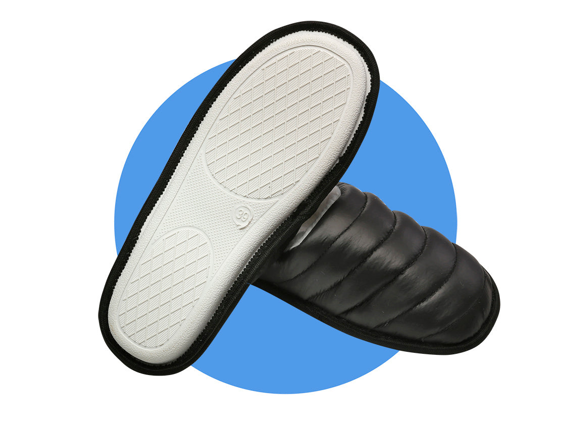 Pantufla Sport Unisex Polar Interior Negro vista 2 - D'Taty Chile