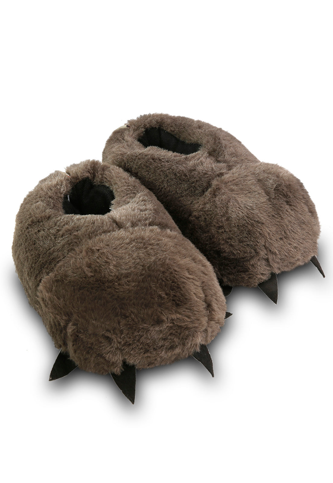 Pantufla Niño Garra Piel Cafe - D'Taty Chile