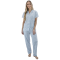 Pijama Abotonado Largo Estampado Polycotton varios colores - D'Taty Chile