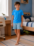 Pijama Niño Reloj Gamuza Polycotton