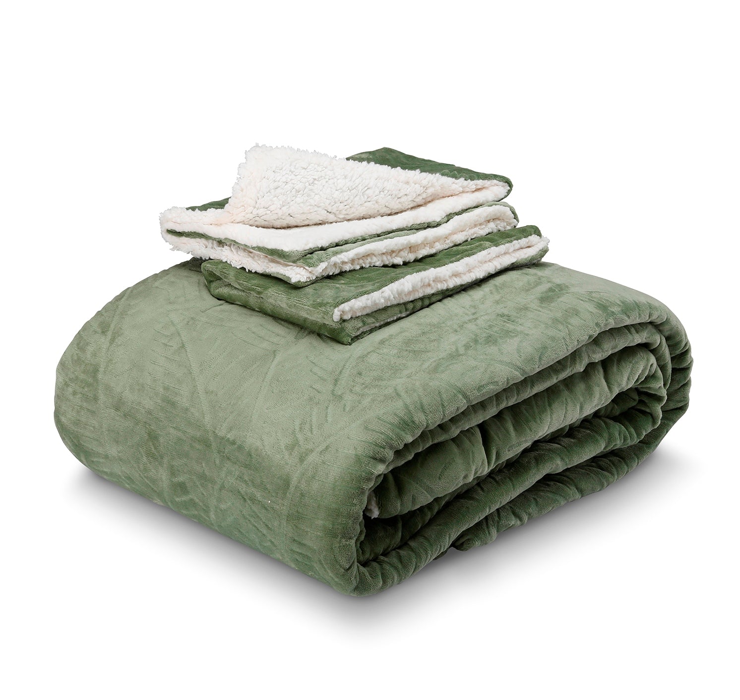 Colcha Flannel Sherpa 2.5 Plazas King