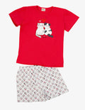 Pijama Niña Gato Estampado Polycotton varios colores - D'Taty Chile