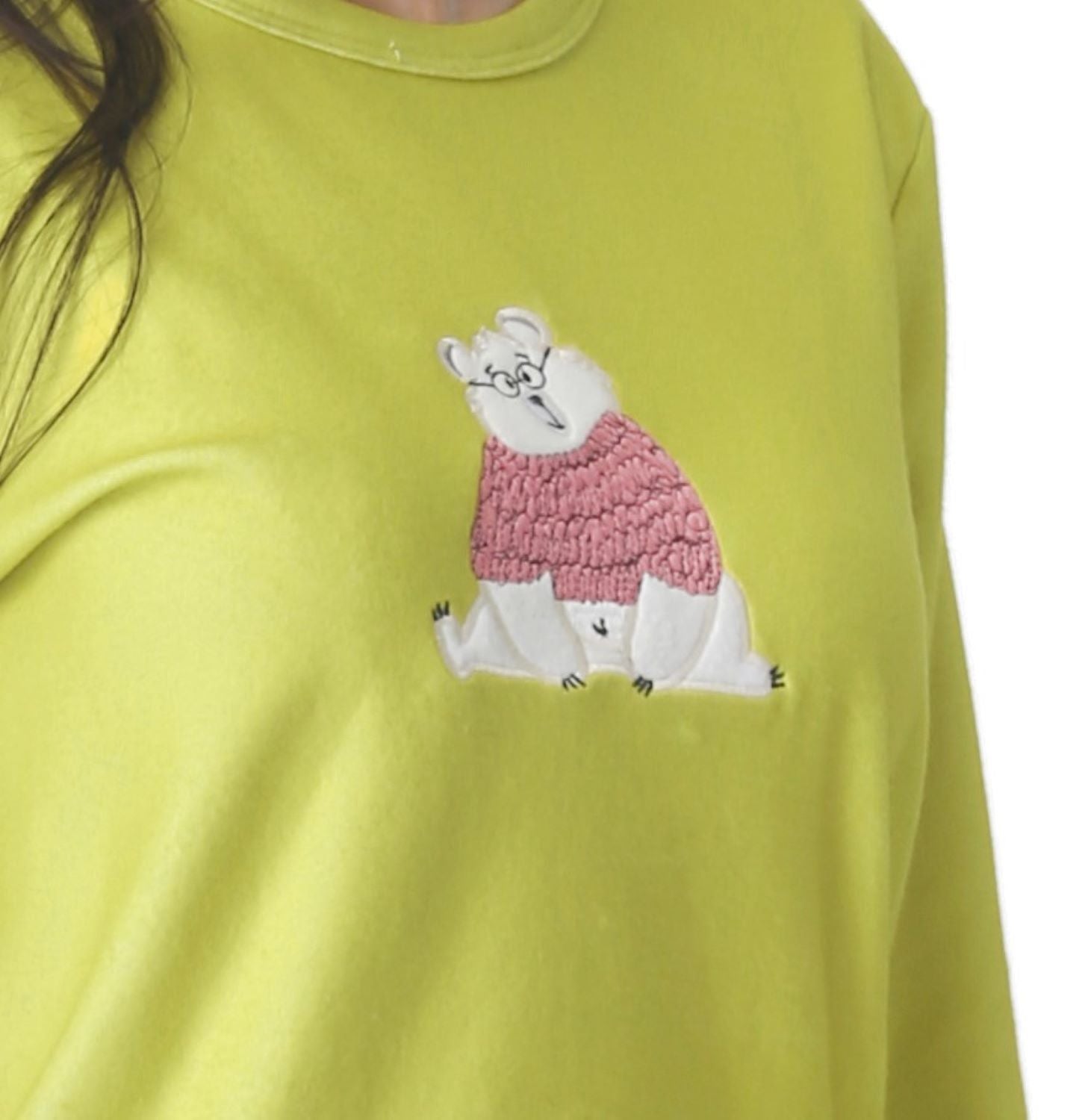 Pijama Oso Micropolar Bordado imagen 2 - D'Taty Chile