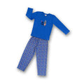 Pijama Niña Conejo Bordado Gamuza Polycotton Azulino - D'Taty Chile