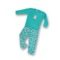 Pijama Niña Polar Foca Bordado Verde Agua - D'Taty Chile