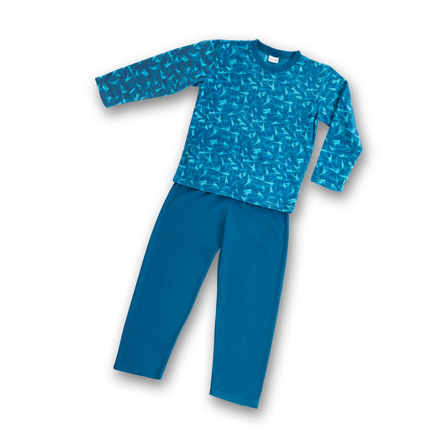Pijama Niño Polar Estampado Azulino - D'Taty Chile