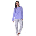 Pijama Lavanda Polar Bordado Gamuza Polycotton varios colores - D'Taty Chile