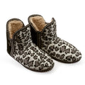 Bota Lana y Chiporro Interior Animal Print Negro - D'Taty Chile