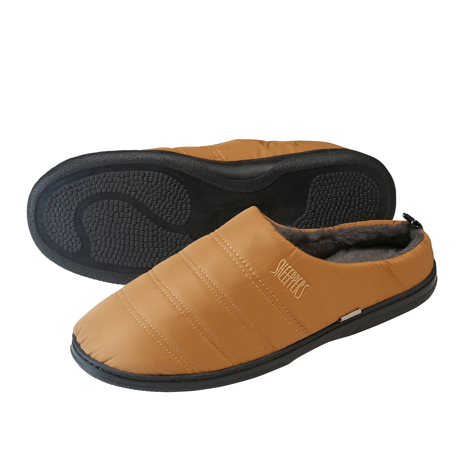 Pantufla Hombre Sport Polar Interior Café vista 2 - D'Taty Chile