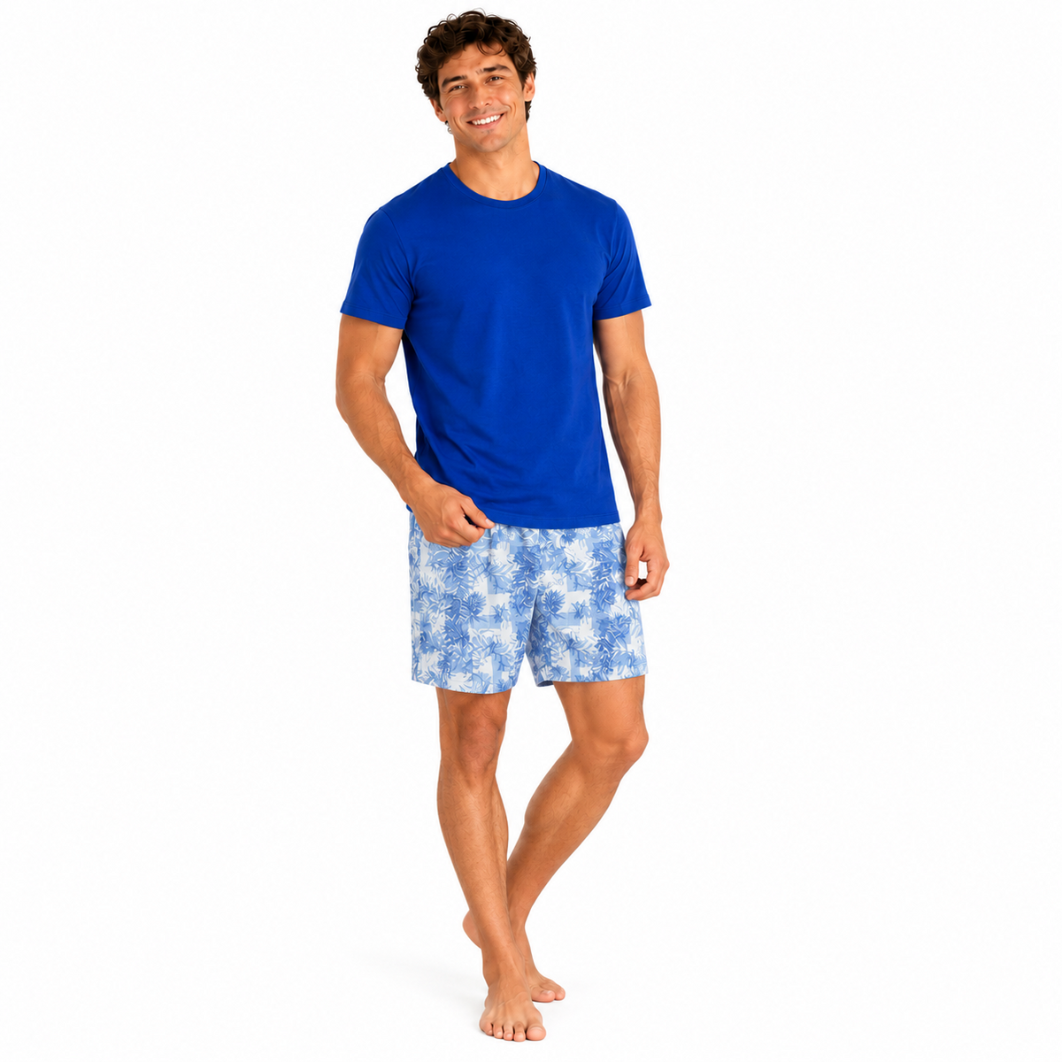 Pijama Hombre Ramas Estampado