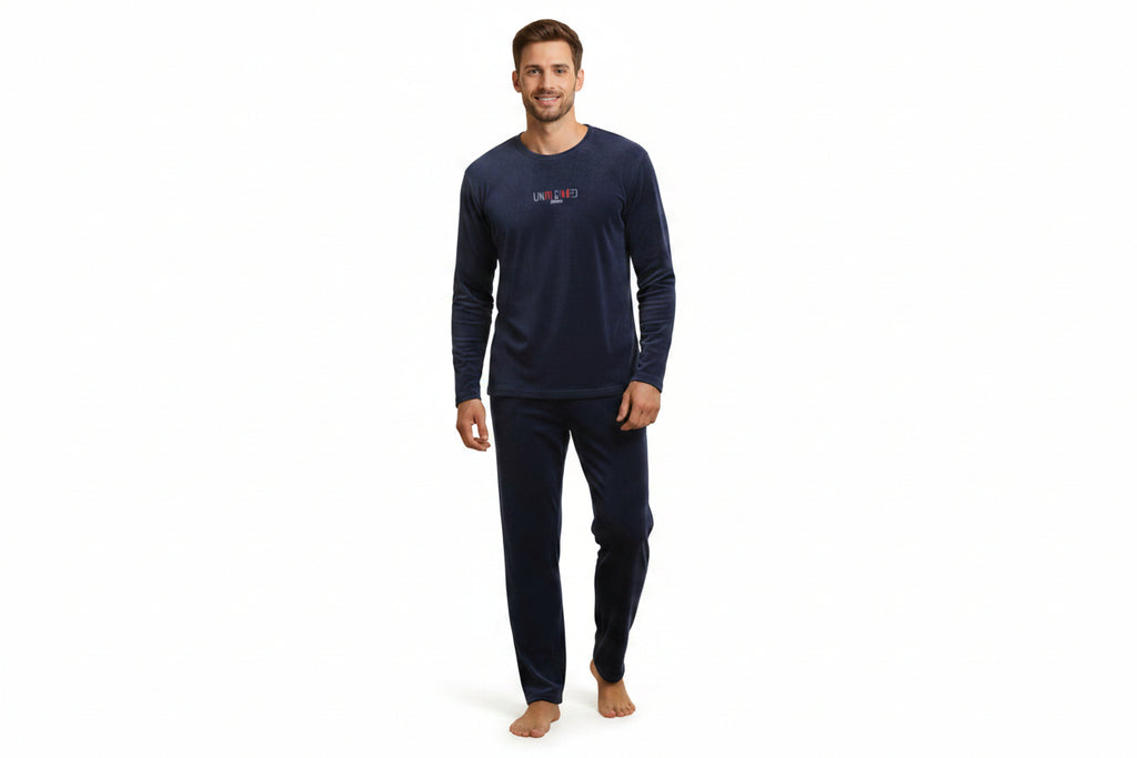 Pijama Hombre Plush Bordado