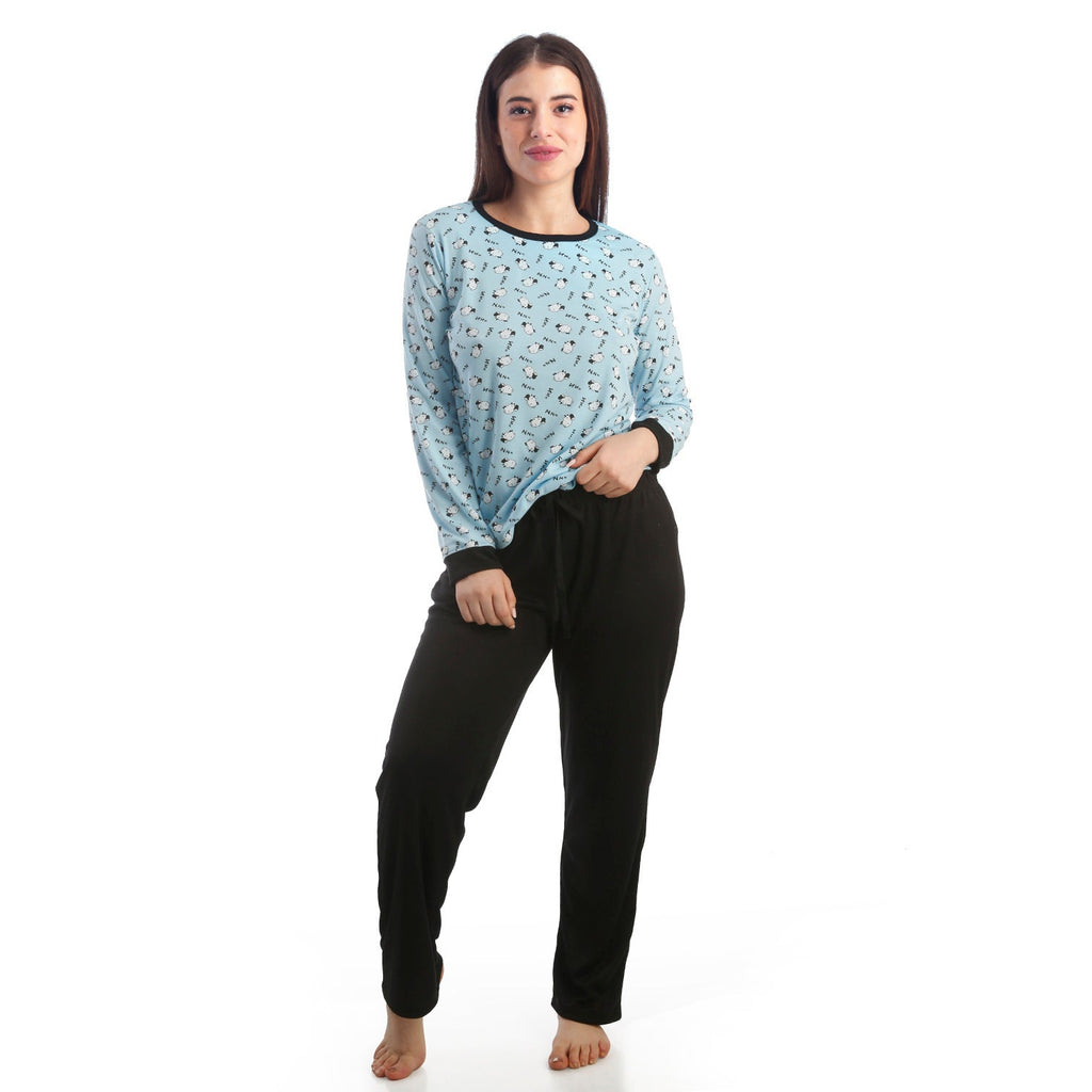 Pijama Oveja Sleep Estampado Gamuza Polycotton